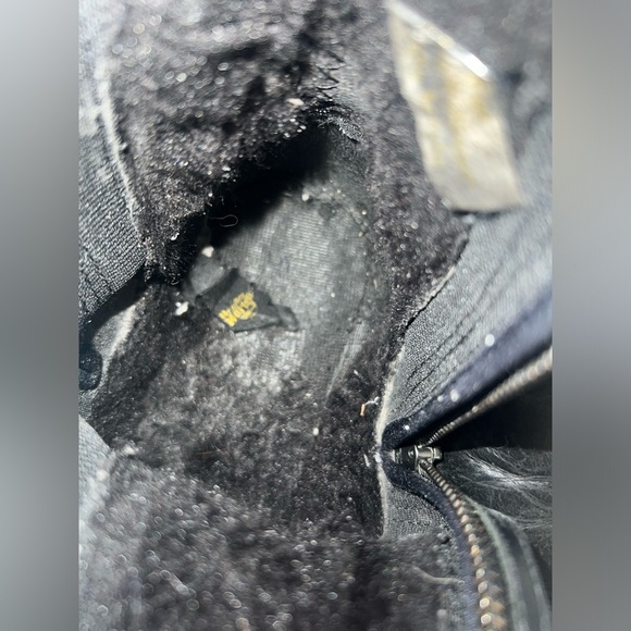 Dr. Martens 2976 Alyson Black Double Zip Unisex Chelsea Leather Boots Size 9 - Picture 13 of 16